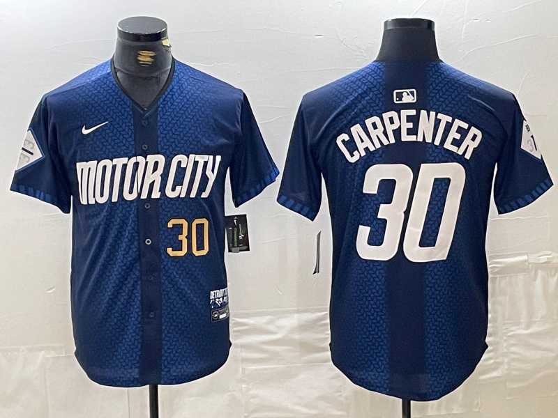 Mens Detroit Tigers #30 Kerry Carpenter Number 2024 Navy City Connect Cool Base Limited Stitched Jersey,We sell and wholesale Mens Detroit Tigers #30 Kerry Carpenter Number 2024 Navy City Connect Cool Base Limited Stitched Jersey on line form chian!